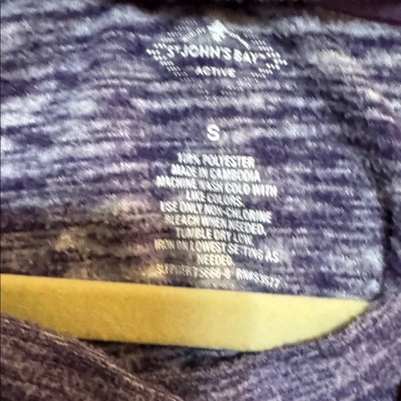 St. John's Bay Active Purple Women's Sweater Size S - Picture 3 of 3